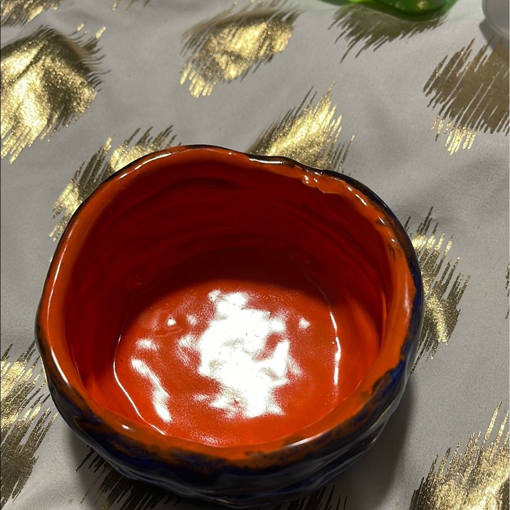 homemade ceramics candy holder